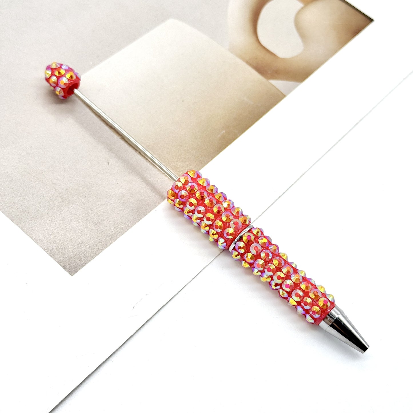 creative DIY diamond-encrusted ballpoint pen broken diamond full diamond ballpoint pen color cute cartoon heavy industry cute pen