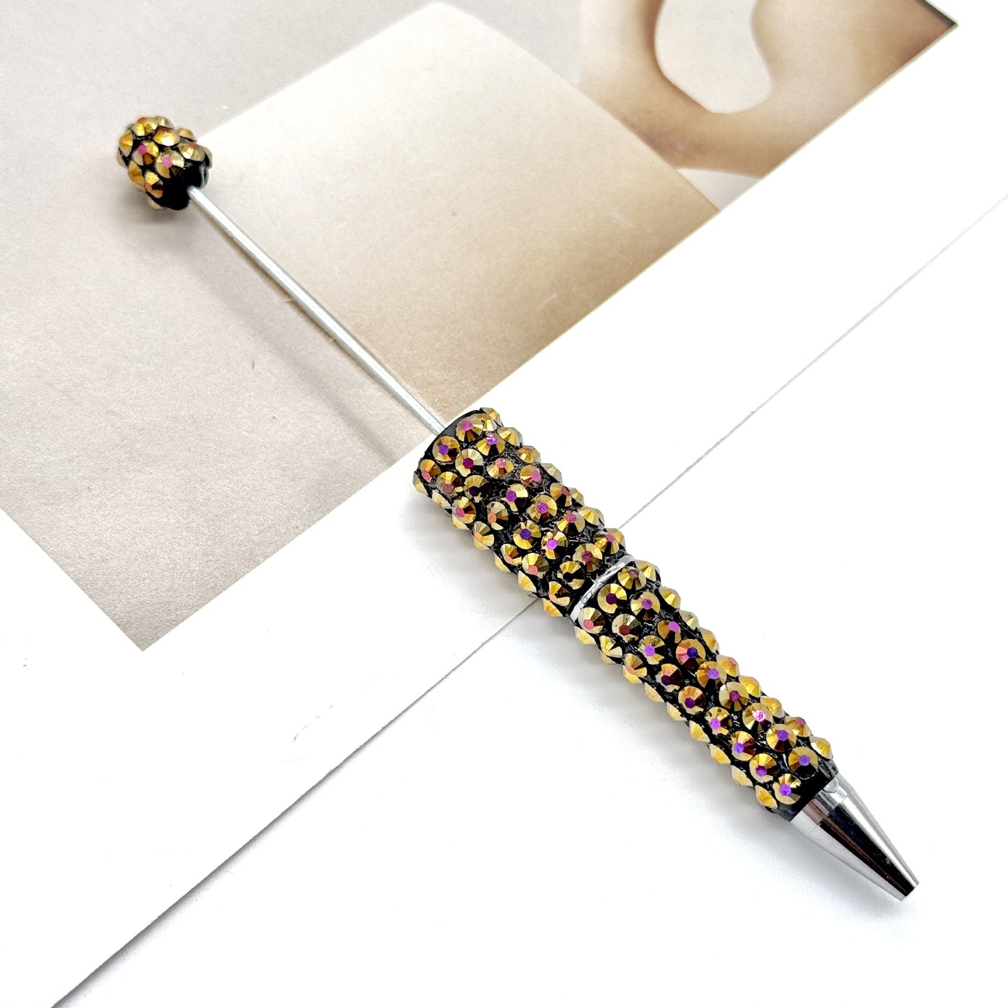 creative DIY diamond-encrusted ballpoint pen broken diamond full diamond ballpoint pen color cute cartoon heavy industry cute pen