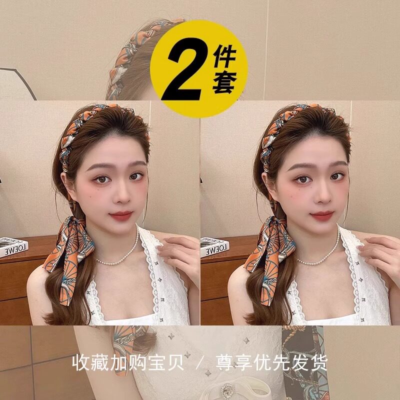 2026 New Ribbon Headband Braided Headband for Women, High-End Everyday Wear, Hair Binding Headband and Hair Clip Headwear