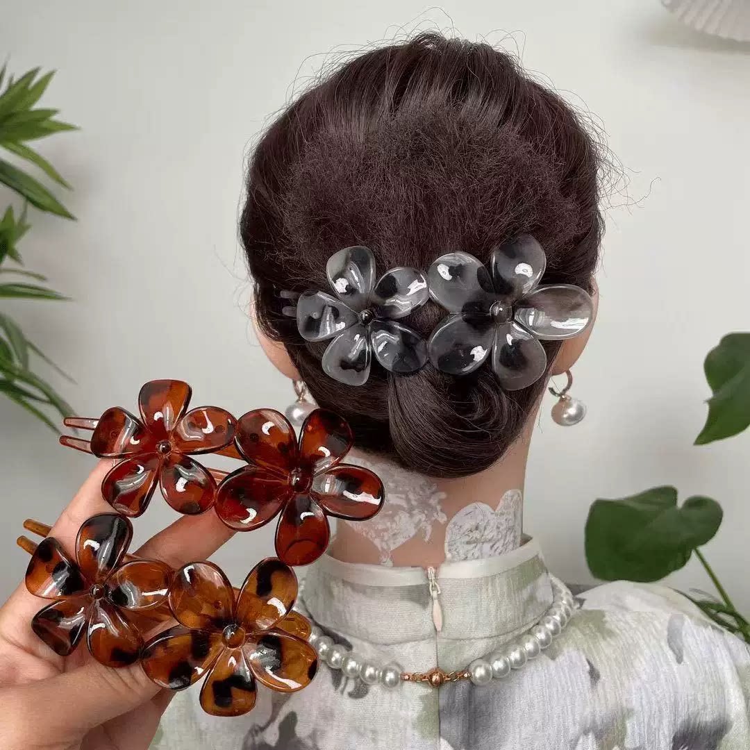 Large Updo Claw Hair Clip Headwear for Women, High-End 2026 New Style Duckbill Clip for the Back of the Head Without Insertion, Duckbill Clip Hair Clip