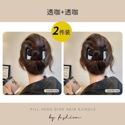 Driving and doing yoga without falling off, abalone scratch clips, hairpins, women's back of head clips, flat duckbill chucks, headdresses, shark clips