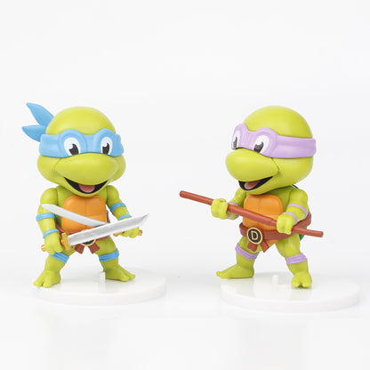 Anime wholesale 5 Teenage Mutant Ninja Turtles Raphael Doll Figure Doll Model Toys Micro Doll Ornaments