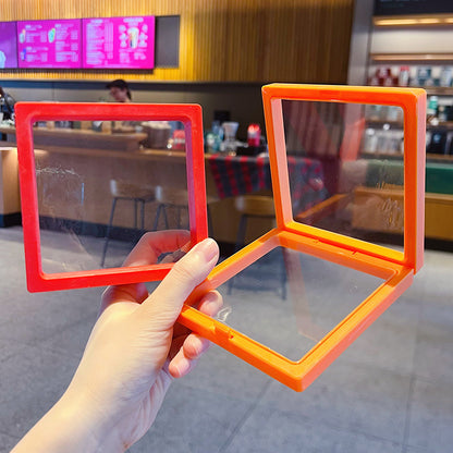 Jewelry PE suspension box, transparent bracelet box, display rack, dustproof storage box, temple Buddha bead box, film packaging box