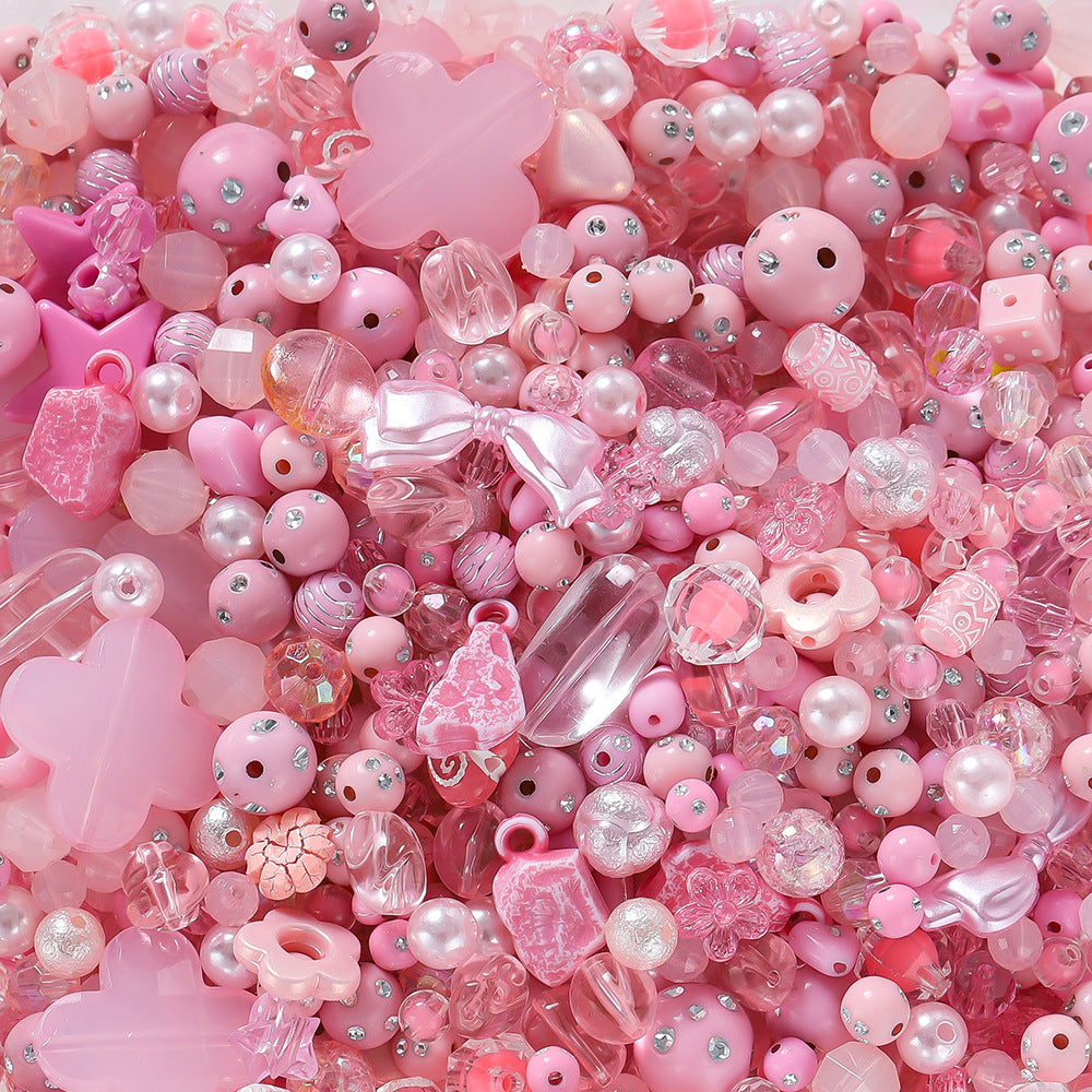 DIY Acrylic Mixed Beads 20g - Mobile Phone Chain Children's Jewelry Hair Accessories
