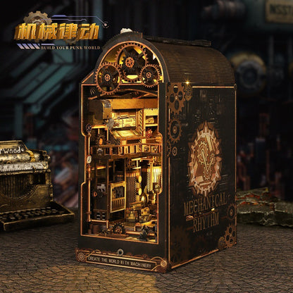 JITT DIY cabin JTSL-19-B mechanical rhythm steampunk style miniature landscape model ornament gift