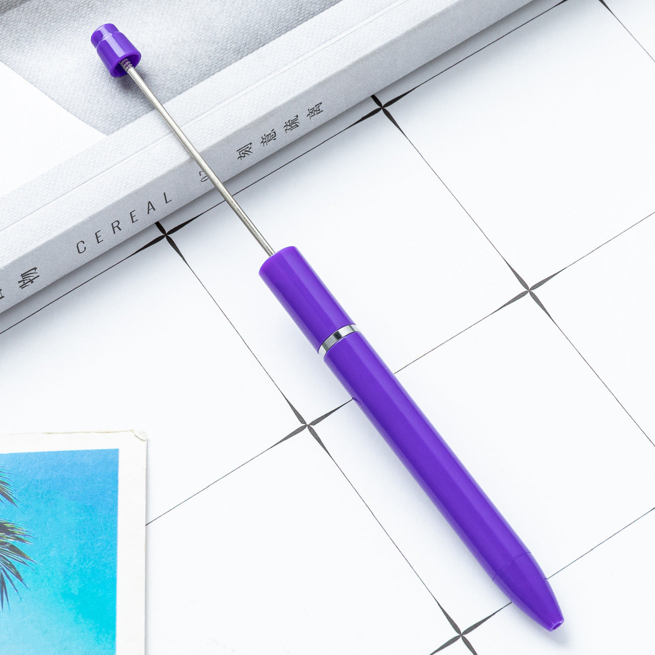 DIY Plastic Ballpoint Pen - Handmade Beaded Printable Personalized Pen Wholesale