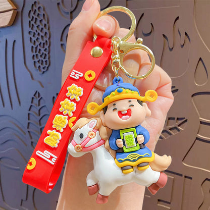 Horse Keychain - Love Pony Mobile Phone Pendant Car Key Chain Student Gift