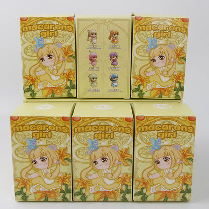 Meng said that the macaron princess is cute, charming eyes, healing doll cake ornaments, capsule toy machine doll figures