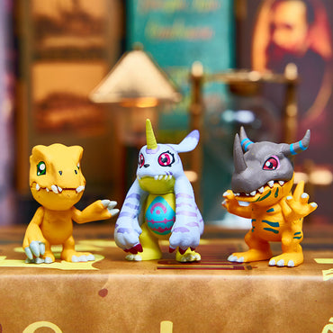 Spot Small 9 Digimon Figure Agu Tyrannosaurus Beast Dilumon Doll Cake Decoration Car Ornaments