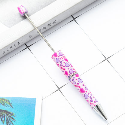 Valentine's Day Beadable Ballpoint Pen – DIY Love Gift Pen | Multiple Colors