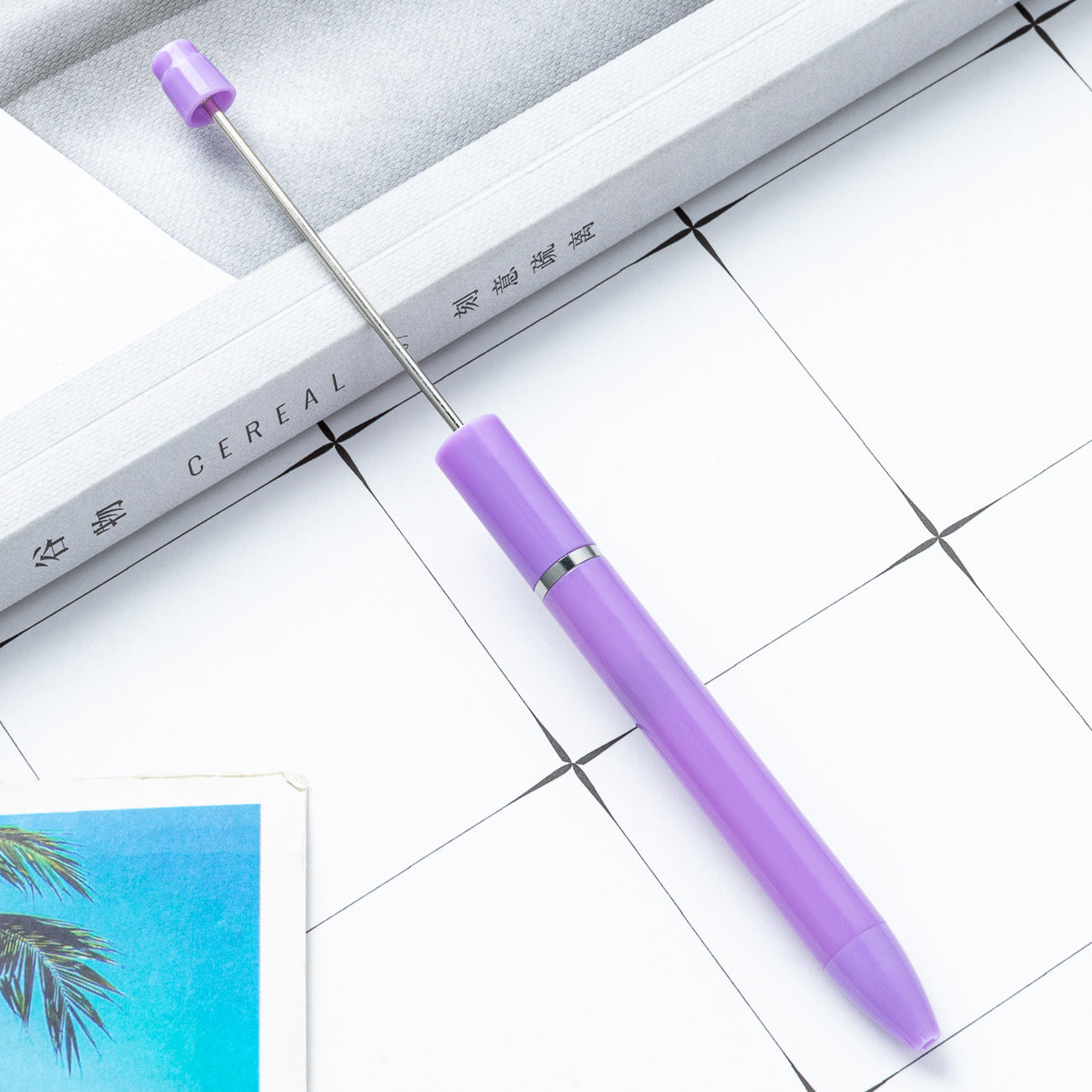 DIY Plastic Ballpoint Pen - Handmade Beaded Printable Personalized Pen Wholesale