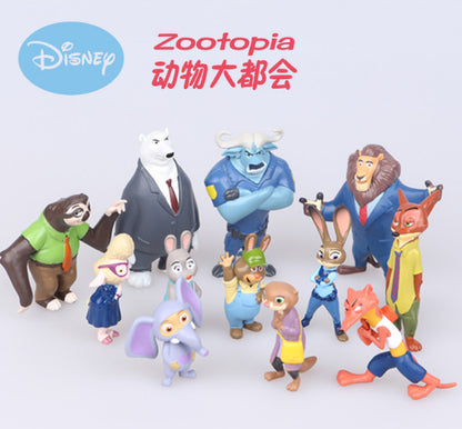 Zootopia bunny Judy Fox Nick handmade ornaments toys doll cake car decoration