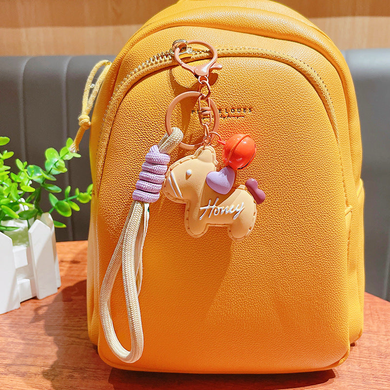 Horse Keychain - Love Pony Mobile Phone Pendant Car Key Chain Student Gift