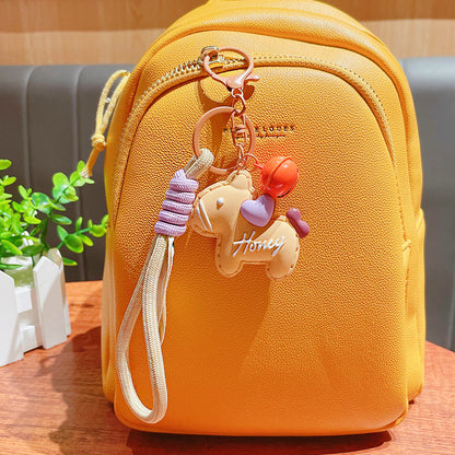 Horse Keychain - Love Pony Mobile Phone Pendant Car Key Chain Student Gift