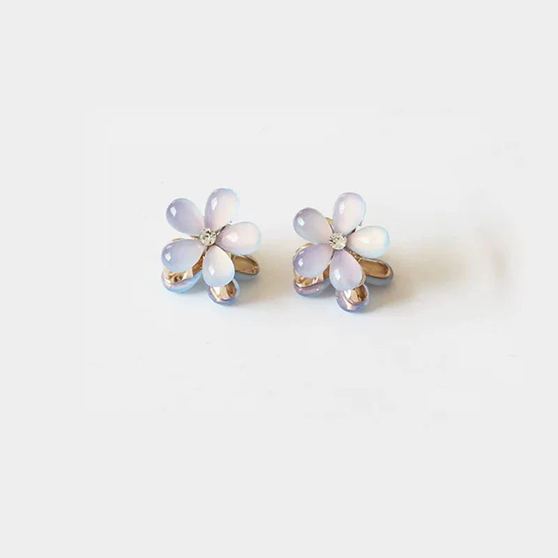 Small mini floral claw clip for women, high-end side, bangs hair clip for front front, delicate princess hair clip