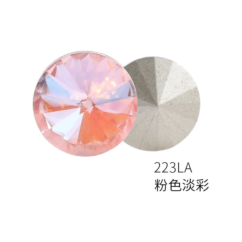 Xichuan New Light Color LA Series Satellite Pointed Bottom Glass Rhinestones, Clothing Accessories, DIY Jewelry Diamond Attachment Materials