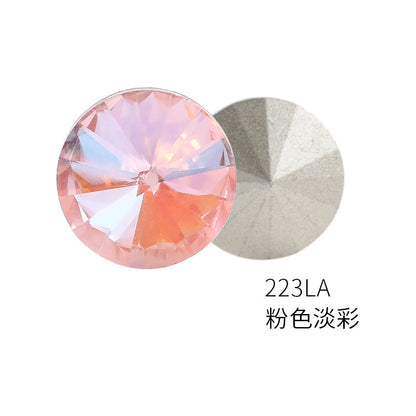 Xichuan New Light Color LA Series Satellite Pointed Bottom Glass Rhinestones, Clothing Accessories, DIY Jewelry Diamond Attachment Materials