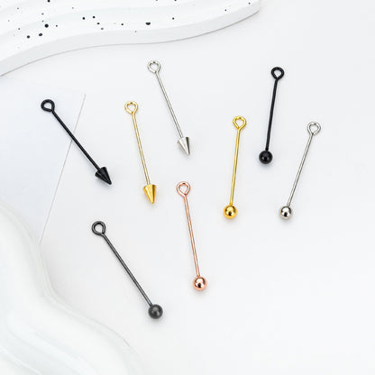 DIY beading poles can hang necklaces, pendants, earrings, jewelry, multicolor metal conical beading poles, spot wholesale