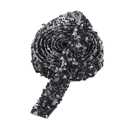 Eco-friendly crushed stone drill belt double-sided adhesive handmade shoe bag crystal drill sticker DIY clothing accessories lace mobile phone case