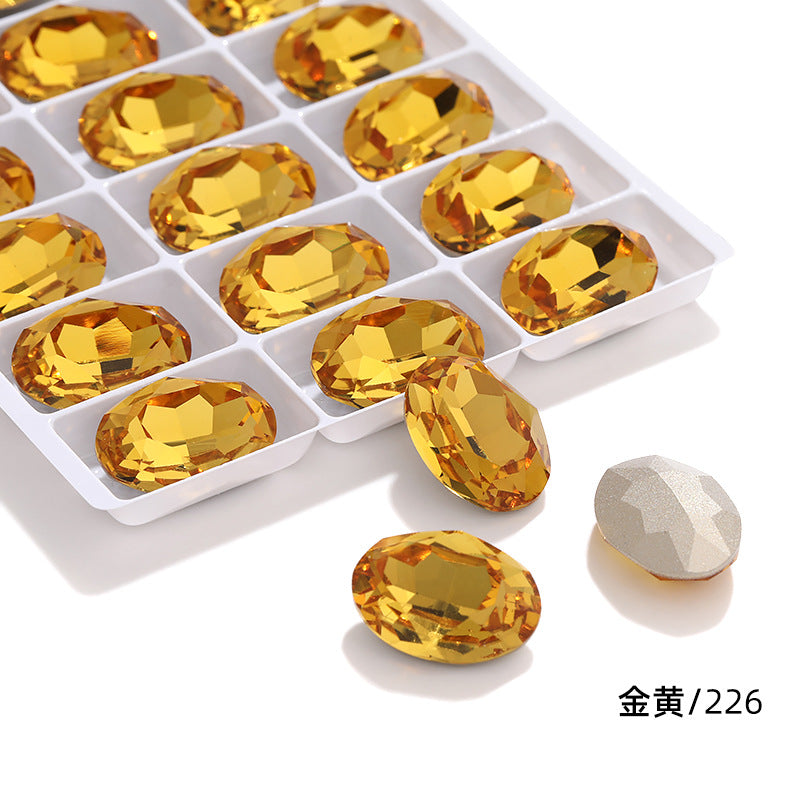 Direct supply of oval, pointed-bottom, special-shaped diamonds, phone cases, diamonds, shoes, bags, clothing, accessories, pointed sole oval diamonds