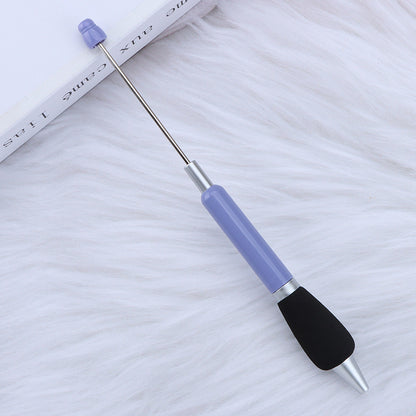 DIY press ballpoint pen creative glue spray sheath grip ballpoint pen ins macaron puzzle student stationery wholesale