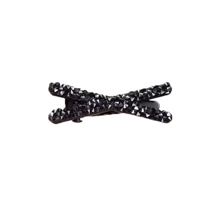 2026 New Super Attractive Side Hair Clip, Small Bangs Hair Clip, Rhinestone Duckbill Clip on the Forehead, Sophisticated Feel