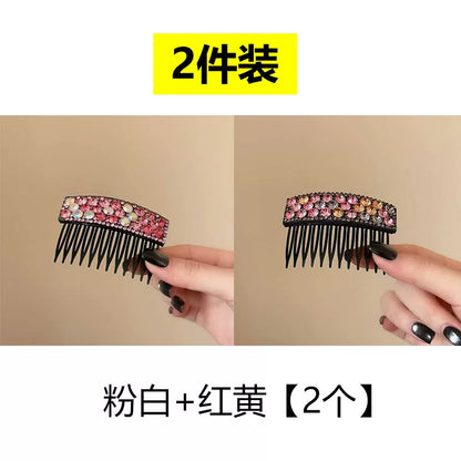 Elegant Diamond Inverted Comb for Women, High-End Rhinestone Hair Comb, Loose Hair Organizer, 2026 New Hair Accessory Hairpin
