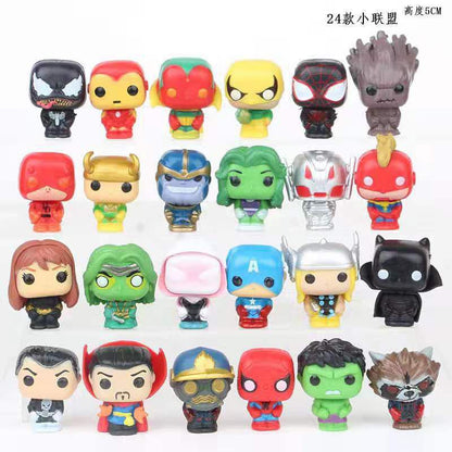 26 Avengers 4 League Gacha dolls, figure ornaments, League cakes, scene decorations, ornaments, and holes