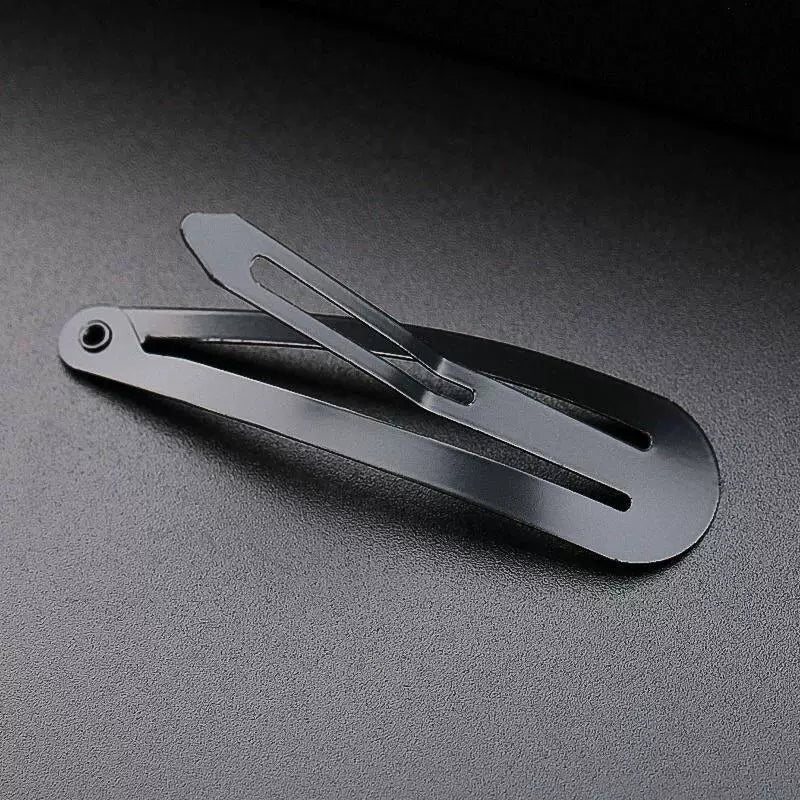 Black BB hair clips for women, 2026 new style, bangs clip, hair clip, hair clip on the back of the head, loose hair clip on the forehead, metal water drop clip