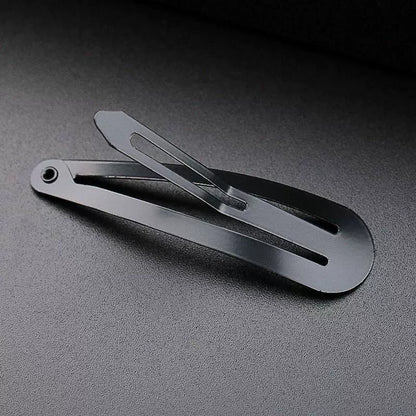 Black BB hair clips for women, 2026 new style, bangs clip, hair clip, hair clip on the back of the head, loose hair clip on the forehead, metal water drop clip