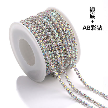 Full roll 10-inch claw chain 2 2.5 2.8 3.0 4mm Intensive DIY phone case with rhinestone material rhinestone chain