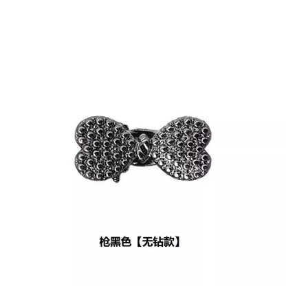Small bow rhinestone hair clip, duckbill clip, bangs clip, forehead side clip, princess head grab clip, hair clip