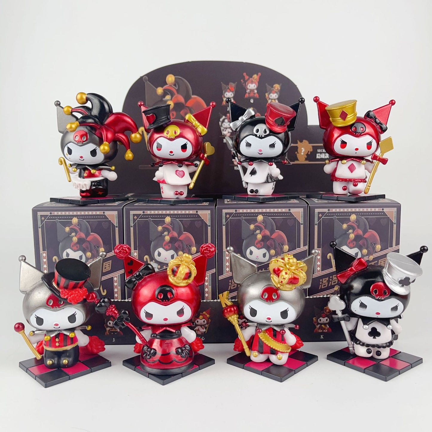 Kulomi Poker Kingdom 8 Sanrio New Poker Kingdom Series Trendy Cute Girl's Heart Figure