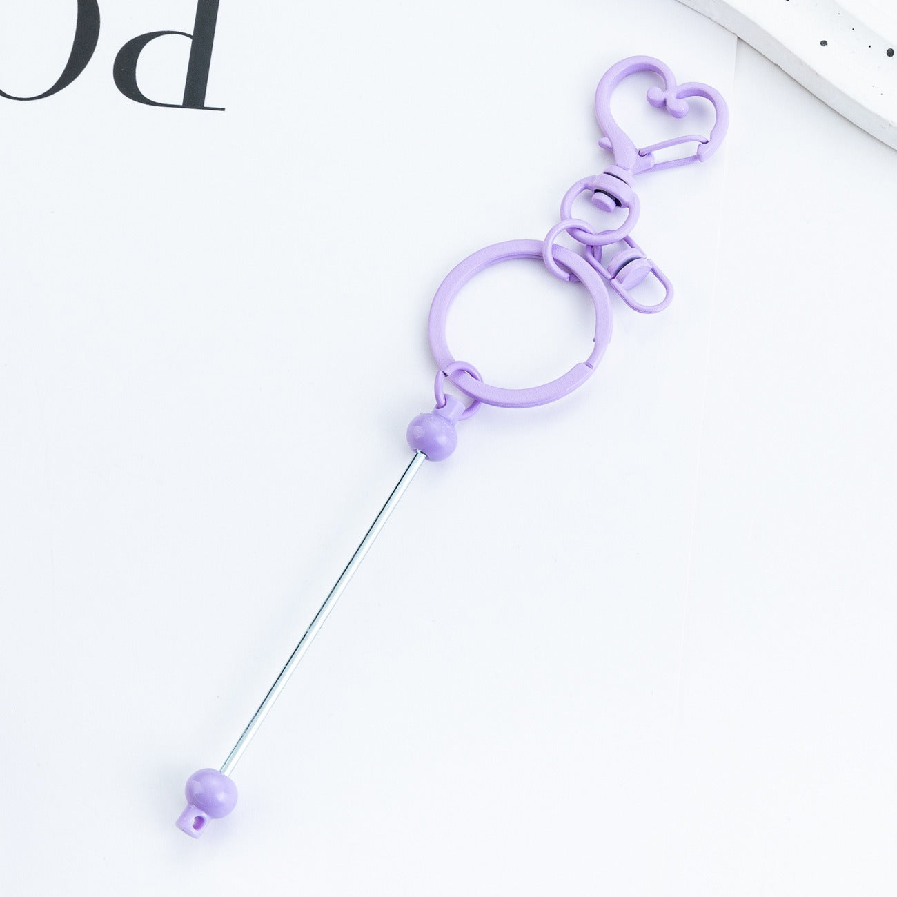 DIY beaded love keychain pendant event small gift key chain creative luggage pendant keychain