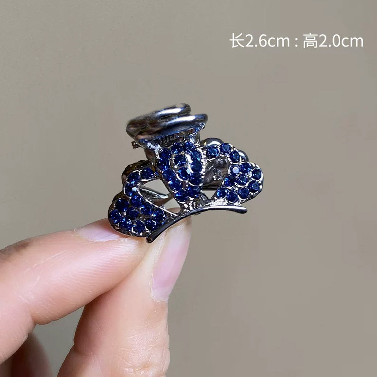 High-end flash diamond metal hair clip, small grab clip for women, bangs clip, side forehead hair clip, Korean headpiece clip, secure hair