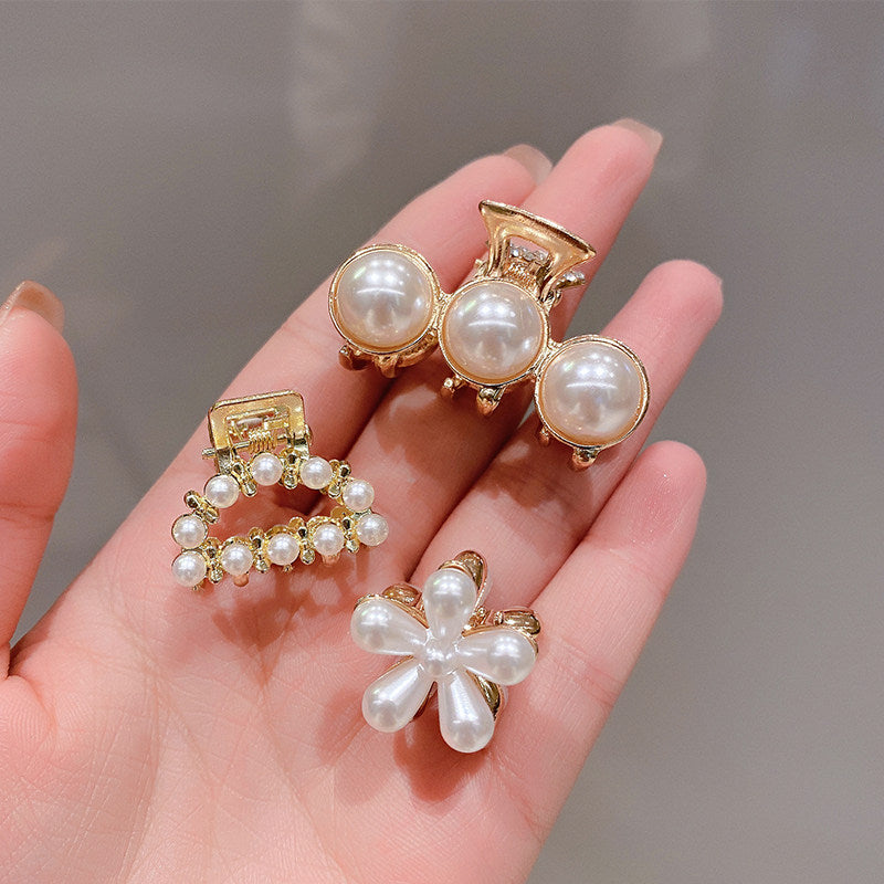 High-end flash diamond metal hair clip, small grab clip for women, bangs clip, side forehead hair clip, Korean headpiece clip, secure hair