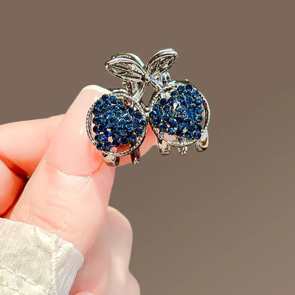 Mini small bow rhinestone hair clip, new exquisite bangs side clip, top small grab clip, crushed hair clip
