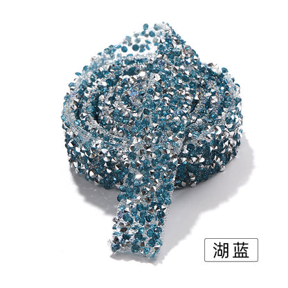 Resin drill belt width 1.2cm tear off instant jewelry handicrafts cups, shoes bags clothing accessories color diamond belt 1 yard