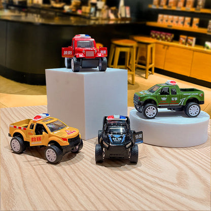 Creative Cool Motorcycle Keychain Pendant Mini Kids Pullback Toy Car School Bag Keychain Small Gift Wholesale