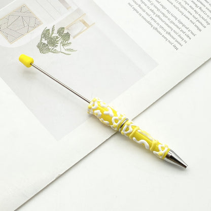 DIY cream hand-painted ballpoint pen hand-painted oil ballpoint pen macaron cream spinning cute pen spot wholesale