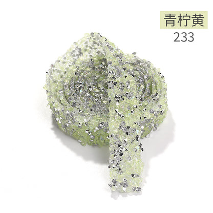 小红书新款碎石钻带鞋子包包服装饰品等手工配件撕下即粘树脂钻带
