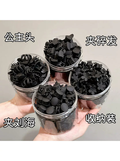 Forehead princess head small catch clip hairpin small broken hairpin headgear hairpin female net red side bangs clip clip
