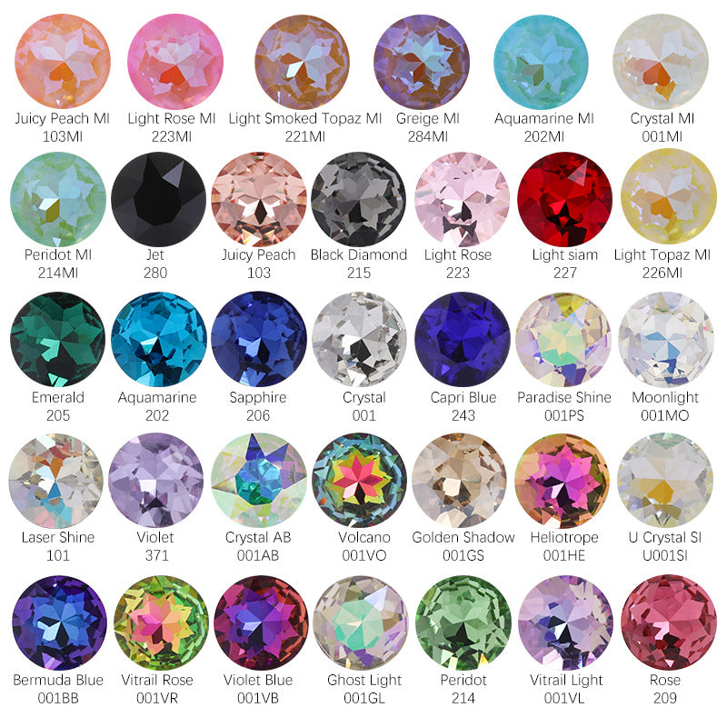 Cross-border K9 gemstone flower crystal glass special-shaped rhinestone headband, phone case crystal accessories, nail art diamond gemstone flower diamond beads