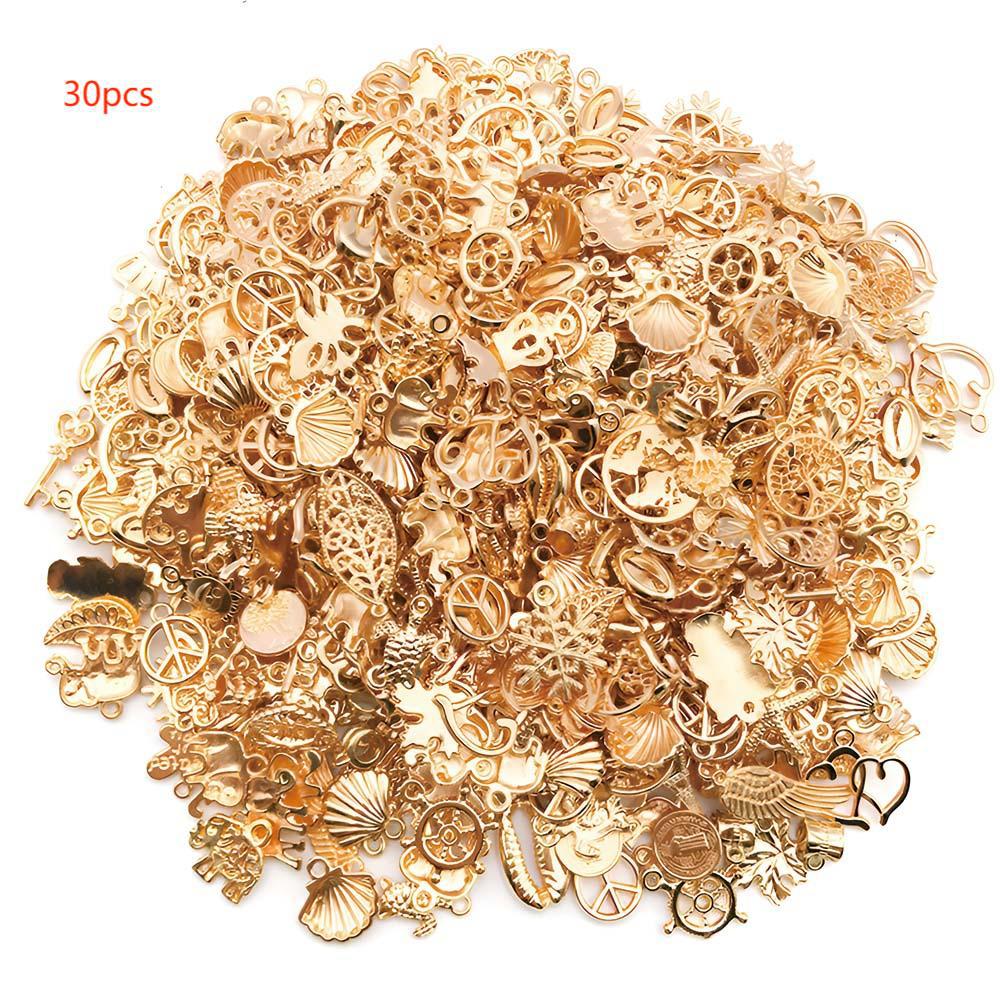 pendant Charms mix collections - Dripping Alloy DIY Bracelet Necklace Earring Key Ring Pendant