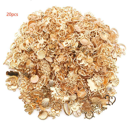 pendant Charms mix collections - Dripping Alloy DIY Bracelet Necklace Earring Key Ring Pendant