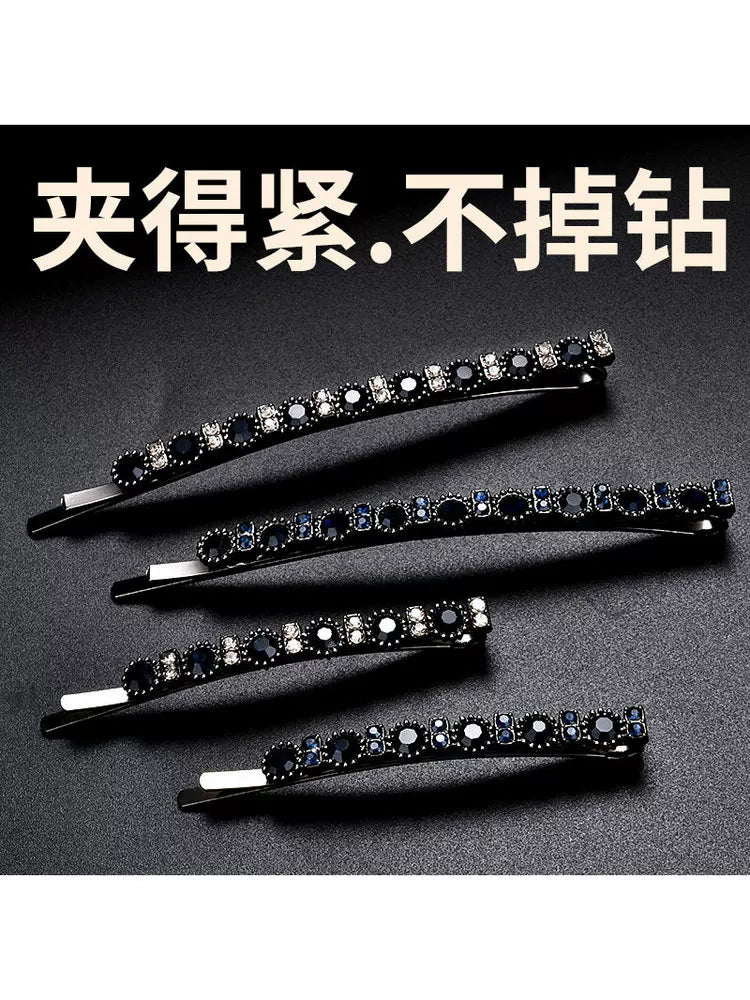 High-end elegant rhinestone hair clips for women, 2026 new BB clips, bang clips, broken hair clips, ultra-tight side hair clips