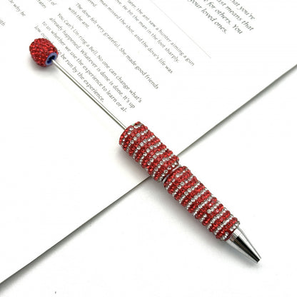 DIY striped full diamond ballpoint pen broken diamond heavy industry beaded ballpoint pen girl's heart cute gift pen spot wholesale