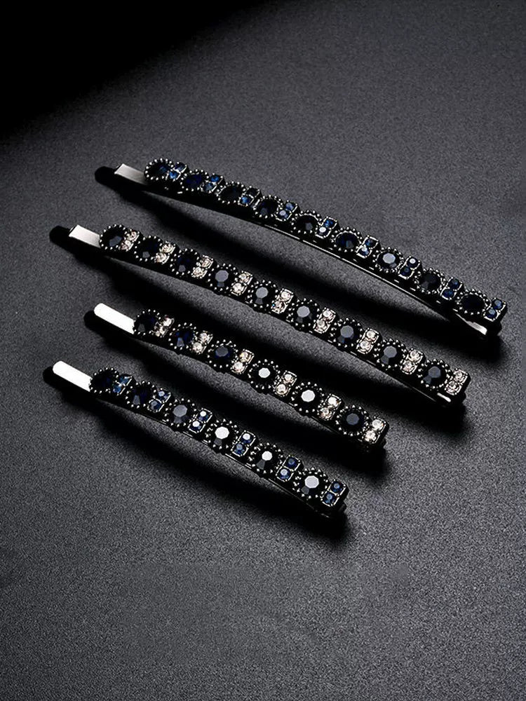 High-end elegant rhinestone hair clips for women, 2026 new BB clips, bang clips, broken hair clips, ultra-tight side hair clips