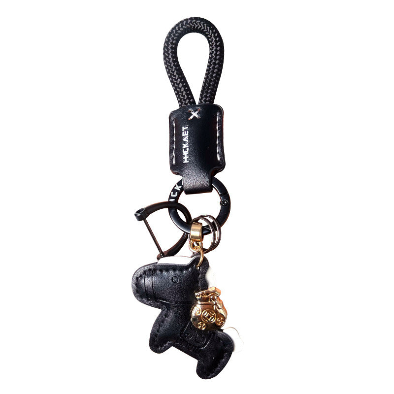 Creative PU leather immediately money keychain pendant cute couple car keychain bag small pendant wholesale
