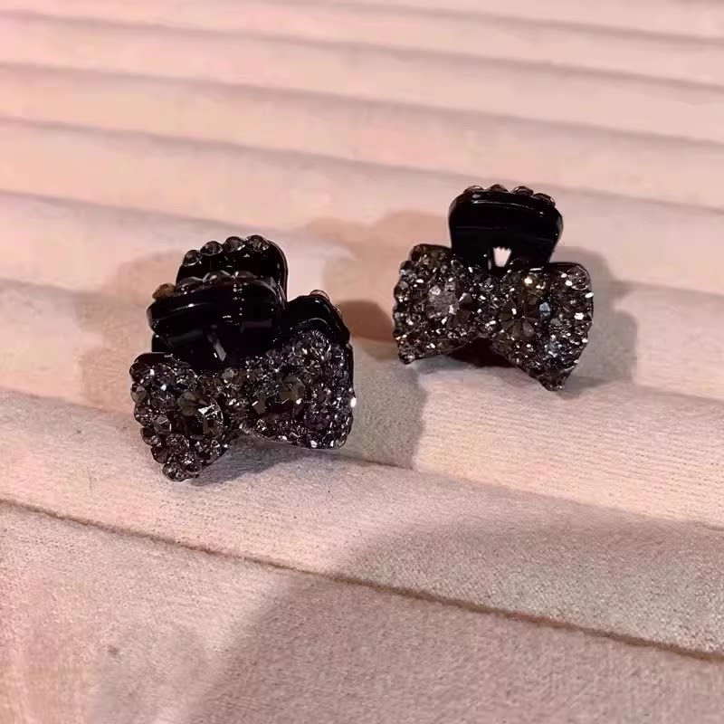 Mini mini claw clip, exquisite rhinestone hair clip, five-pointed star bang clip, premium side-style loose hair clip, new headwear
